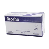 BROCHE  L  PUDRASIZ MUAYENE ELDİVENİ 100LÜ (5250) - 1