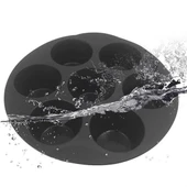 7 Gözlü Silikon Çok Amaçlı Airfryer Muffin Cupcake Kek ve Çörek Pişirme Kalıbı (5250) - 4