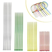 30 Parça Plastik Kablo Kelepçe Seti Kablo Düzenleyici Bağlama Bantları (5250) thumbnail 1