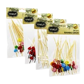 20 PARÇA BAMBU KOKTEYL KÜRDAN 120MM (5250) - 1
