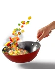 Pro - Plus Kırmızı & Titanyum 28 Cm Wok Tava thumbnail 1