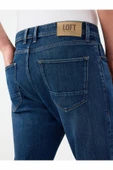 Loft TerryBrown Lukas Dark Wash Erkek Jean Pantolon LF2037013 thumbnail 6