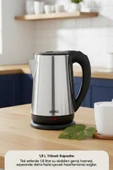 Sinbo SK-8026 1500 W 1.8 Lt Çelik Kettle Su Isıtıcı 360 Derece - 2