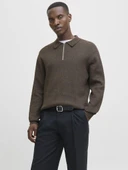 Jack Jones Blamılano Polo Yaka Relax Fit Erkek Kazak 12281743 - 1