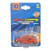 Çek Bırak Metal Küçük Arabalar 8 cm - SH40031 - İtfaiye Vosvos thumbnail 5