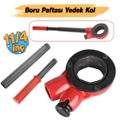 Manuel Diş Açma Pafta Kafası Tutucu 11/4" Boru Yedek Kolu Uzun Sap Çek Çevir Bırak Sağa Sola Dönerli thumbnail 2