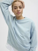 Jjxx Alfa Relax Fit Bisiklet Yaka Kadın Sweat 12248648 thumbnail 3