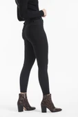 Tref Jns Siyah Yüksek Bel Skinny Jeans Toparlayıcı Büyük Beden Pantolon - 3