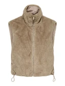 Only Dana Faux Fur Polar Kadın Yelek 15348986 thumbnail 12