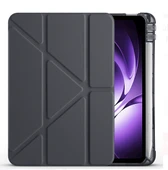 Redmi Pad K 8.8 inç Uyumlu Kalem Bölmeli Uyku Modlu Katlanabilir Trifolding Tablet Kılıfı thumbnail 12