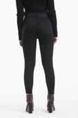 Tref Jns Siyah Yüksek Bel Skinny Jeans Toparlayıcı Büyük Beden Pantolon - 2