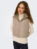 Only Dana Faux Fur Polar Kadın Yelek 15348986 thumbnail 4