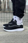 aradimtaradim Wagoon WG062 Siyah Beyaz Triko Erkek Spor Ayakkabı thumbnail 2
