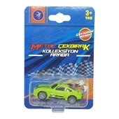 Çek Bırak Metal Küçük Arabalar 8 cm - SH40031 - Açık Yeşil - 5