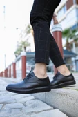 aradimtaradim Knack Klasik Erkek Ayakkabı 001 Siyah (Siyah Taban) thumbnail 5