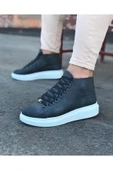 Arda Wagoon WG032 Gri Bağcıklı Sneakers  Yarım Bilek Bot thumbnail 2