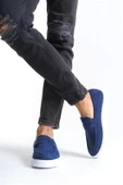 aradimtaradim SLW180 Estilo X Bağcıksız Süet Erkek Günlük Spor Klasik Ayakkabı SBT - Lacivert thumbnail 2