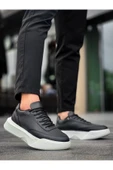 Arda BA0354 Günlük  Bağcıklı Erkek Yüksek Taban Siyah Spor Ayakkabı thumbnail 1