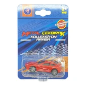 Çek Bırak Metal Küçük Arabalar 8 cm - SH40031 - Kırmızı thumbnail 5