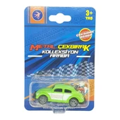 Çek Bırak Metal Küçük Arabalar 8 cm - SH40031 - Yeşil Vosvos thumbnail 5