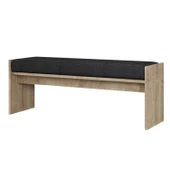 Pearl Bench – Modern Tasarım Antre, Mutfak, Yatak Odası, Balkon Oturma Bankı, Kolay Kurulum, Safir Meşe - 4