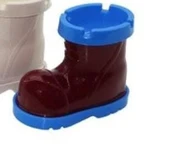 Bot Tasarımlı Kokusuz Küllük Bordo Mavi Plastik Bordo Asimetrik TR - 2