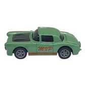 Çek Bırak Metal Küçük Arabalar 8 cm - SH40031 - Klasik Yeşil thumbnail 2