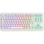 GameBooster G75 Elya Rainbow Aydınlatmalı Beyaz TKL Membrane Gaming Klavye thumbnail 1