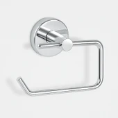 Gümüş Krom Kapaksız WC Kağıt Aparatı Vidalı Paslanmaz Metal Duvar Tuvalet Kağıtlık Banyo Aksesuarı thumbnail 6