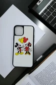 Kılıfx Apple iPhone 11 PRO Uyumlu Mickey Mouse Love Tasarım Baskılı Kılıf thumbnail 2