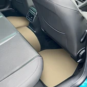 Bej Renk 5 Parça Oto Halı Paspas Seti / Ön Arka Takım Uyumlu - Universal Kesim - 5