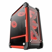 Rampage Castle USB 3.2 RGB ATX Mid Tower Siyah Kasa thumbnail 1