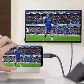 Apple Uyumlu Lightning to HDMI Görüntü Aktarıcı 1080P 60Hz HD Ekran Yansıtma Adaptörü thumbnail 3