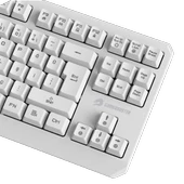 GameBooster G75 Elya Rainbow Aydınlatmalı Beyaz TKL Membrane Gaming Klavye thumbnail 4