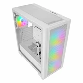 Rampage Vanguard V2 White USB 3.2 RGB eATX Mid Tower Beyaz Kasa thumbnail 4