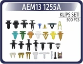500 ADET KARIŞIK OTO KLİPS KAPORTA SETİ - 1