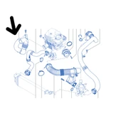 Hava Filtre Borusu Hortumu Renault Master 3 2.3 Dci 165554107R MAİS thumbnail 2