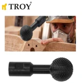 TROY 25082 Avuç Taşlama İçin Küresel Ahşap Zımpara, Öğütme Ucu, M14-40 - 3