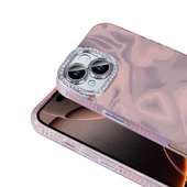 Apple iPhone 16 Kılıf Airbagli Parlak Taş Detay Tasarımlı  Esila Kapak thumbnail 6