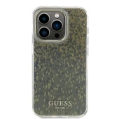 Apple iPhone 15 Pro Kılıf Guess Orjinal Lisanslı Yazı Logolu Mirror Disco Kapak - 4