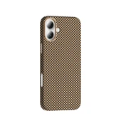 Apple iPhone 16 Kılıf M-safe Şarj Özellikli Karbon Fiber Görünümlü  Gros Kapak thumbnail 3