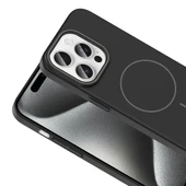 Apple iPhone 15 Pro Max Kılıf M-safe Şarj Özellikli  Ruby Sert Kapak thumbnail 6