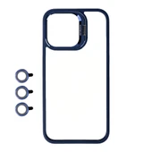 Apple iPhone 15 Pro Max Kılıf Kamera Lens Korumalı Standlı  Klon Lensli Kapak thumbnail 1