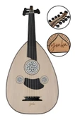 Yonka UD-10K Kelebek Ağacı Ud Abanoz Klavye EL Yapımı Yüksek Kaliteli Ud - 2