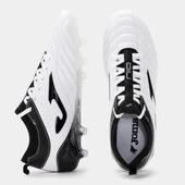 Joma Beyaz - Siyah Erkek Futbol Ayakkabısı N10W2402FG Numero-10 2402 Whıte Black thumbnail 4