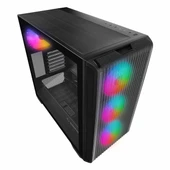Rampage Craft Black USB 3.2 ARGB ATX Mid Tower Siyah Kasa thumbnail 4