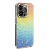 Apple iPhone 15 Pro Kılıf Guess Orjinal Lisanslı Yazı Logolu Mirror Disco Kapak - 1