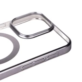 Apple iPhone 15 Pro Kılıf Wireless Şarj Özellikli Sert PC  Mat Riksos M-safe Kapak thumbnail 3