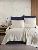 Özdilek Liya Çift Kişilik Pike Seti Lacivert - 1