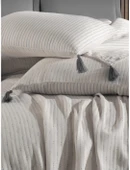 Özdilek Liya Çift Kişilik Pike Seti Gri - 2